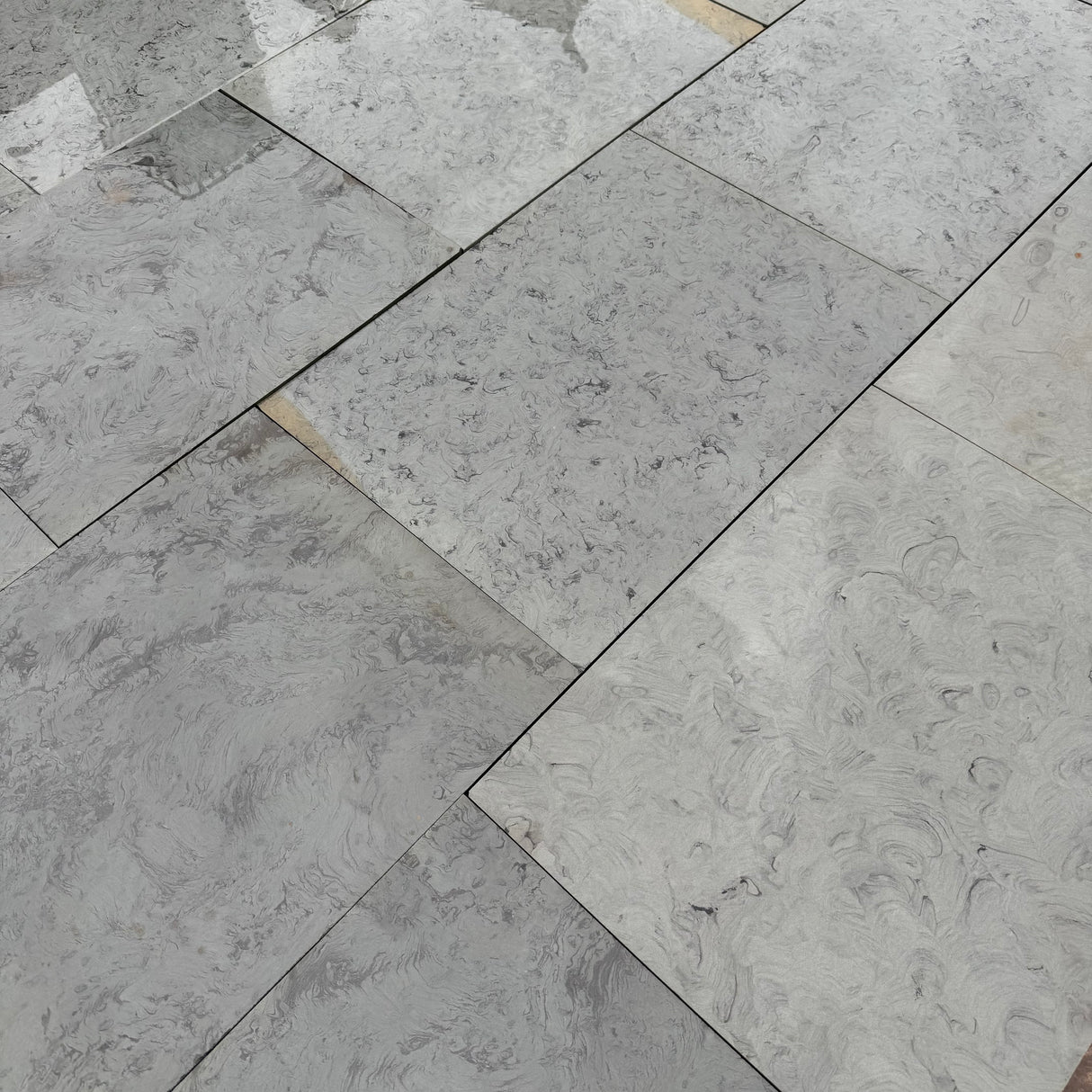 Marshalls Scoutmoor Grey Yorkstone Paving Slabs - Per SQM