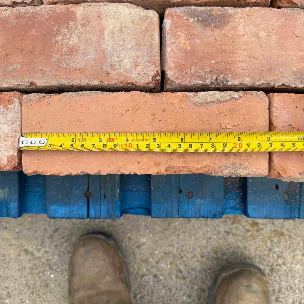 Reclaimed Nottingham Wirecut Imperial Bricks | Pack of 250 Bricks | Free Delivery