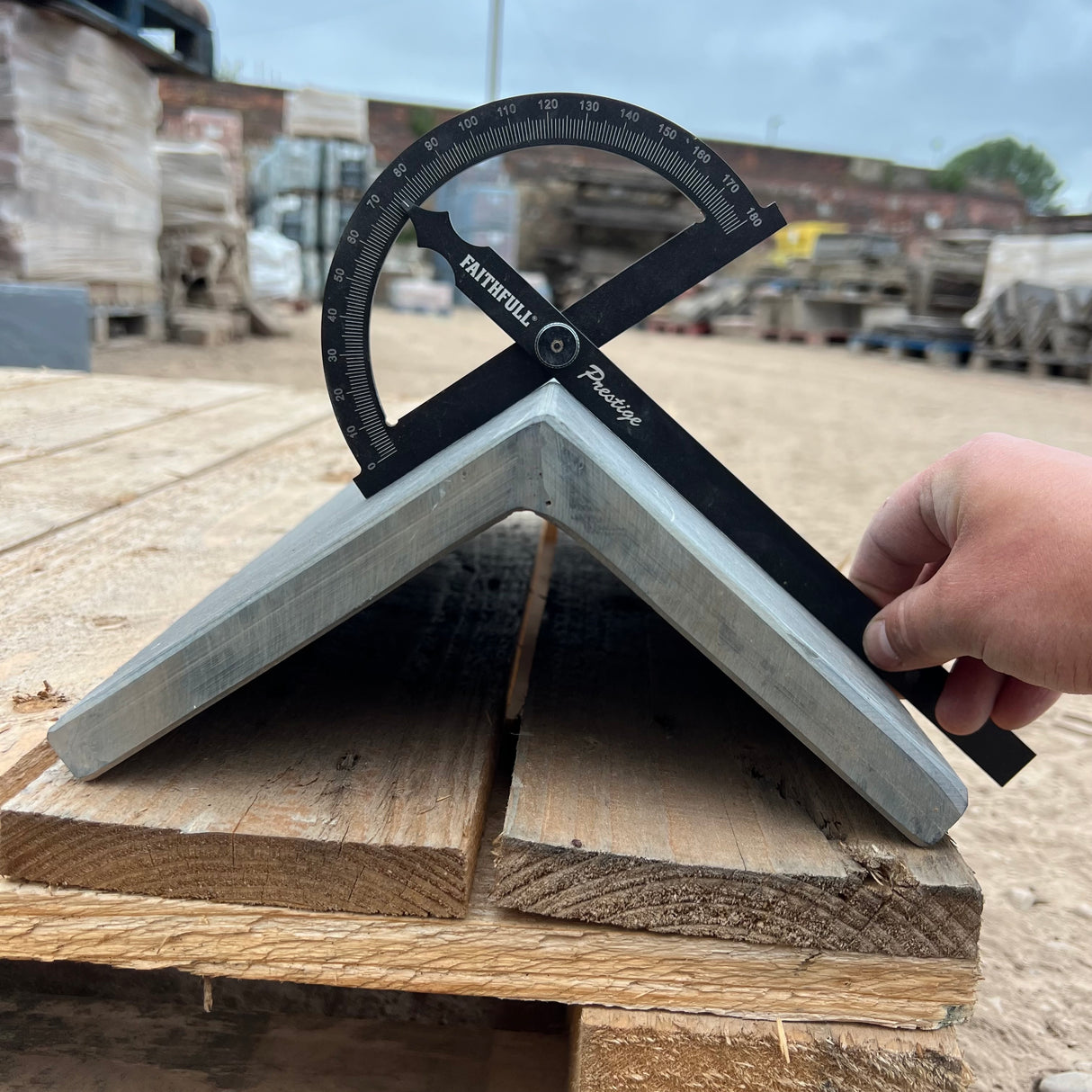 New Brazilian Slate Roof Ridge Tile - 105 Degree