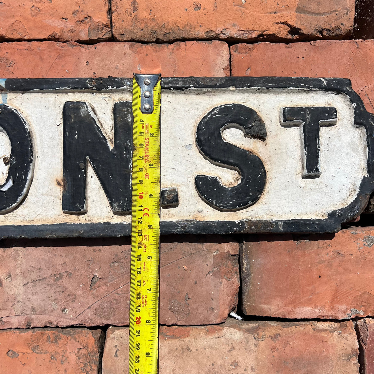 Original Cast Iron ‘Rushton St’ Street Sign