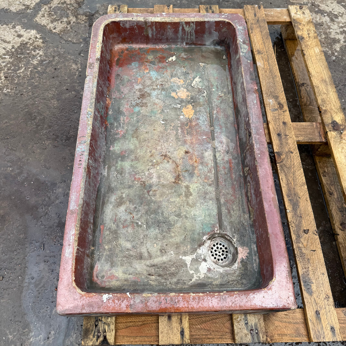 Decorative Glazed Brown Sink