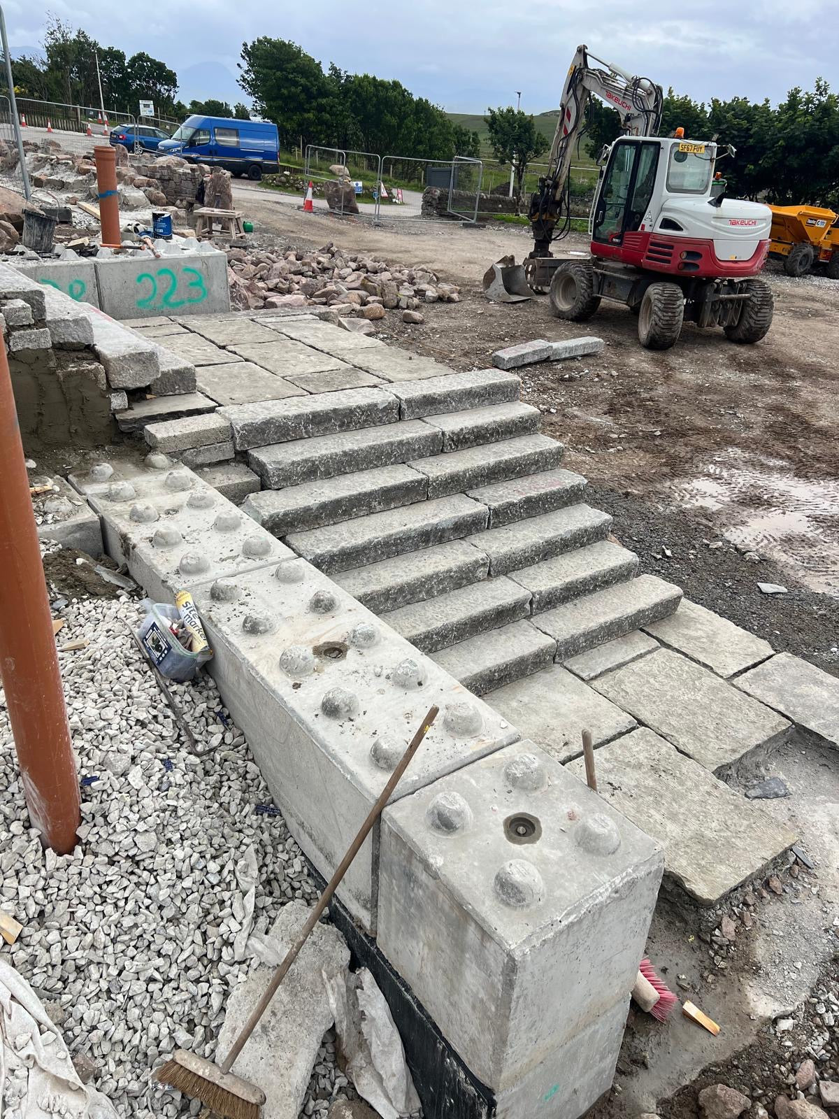 Reclaimed 12” x 8” Granite Kerb Stones