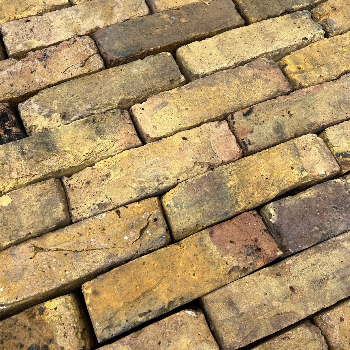 Genuine Reclaimed London Yellow Stock Handmade Bricks | Pack of 250 Bricks | Free Delivery