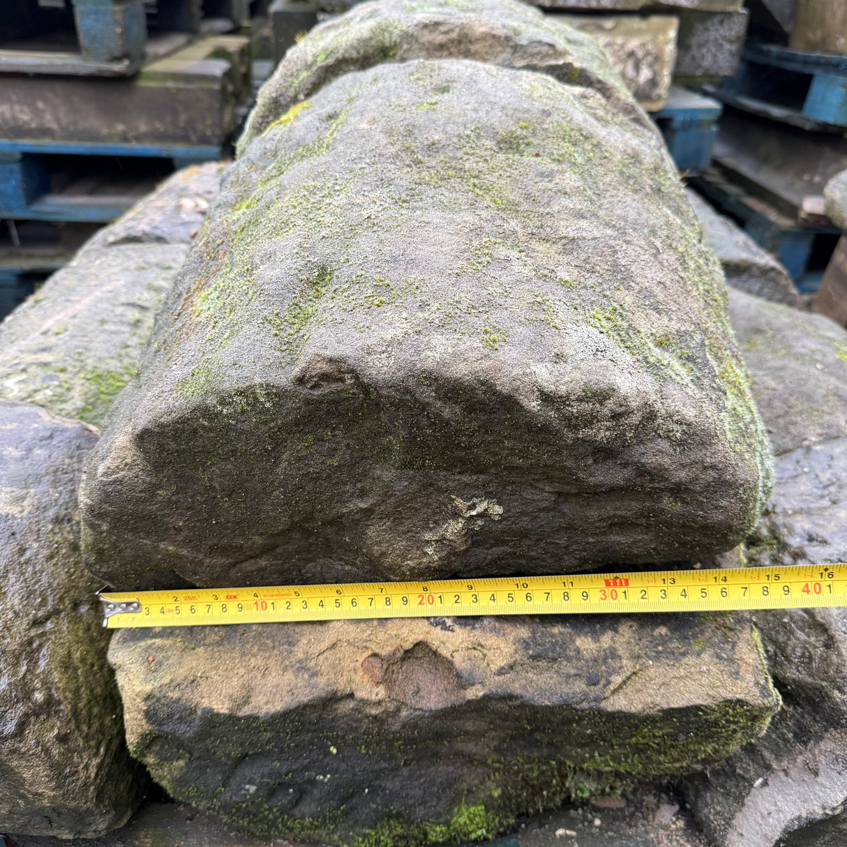 Reclaimed Saddleback Stone Wall Coping - Job Lot