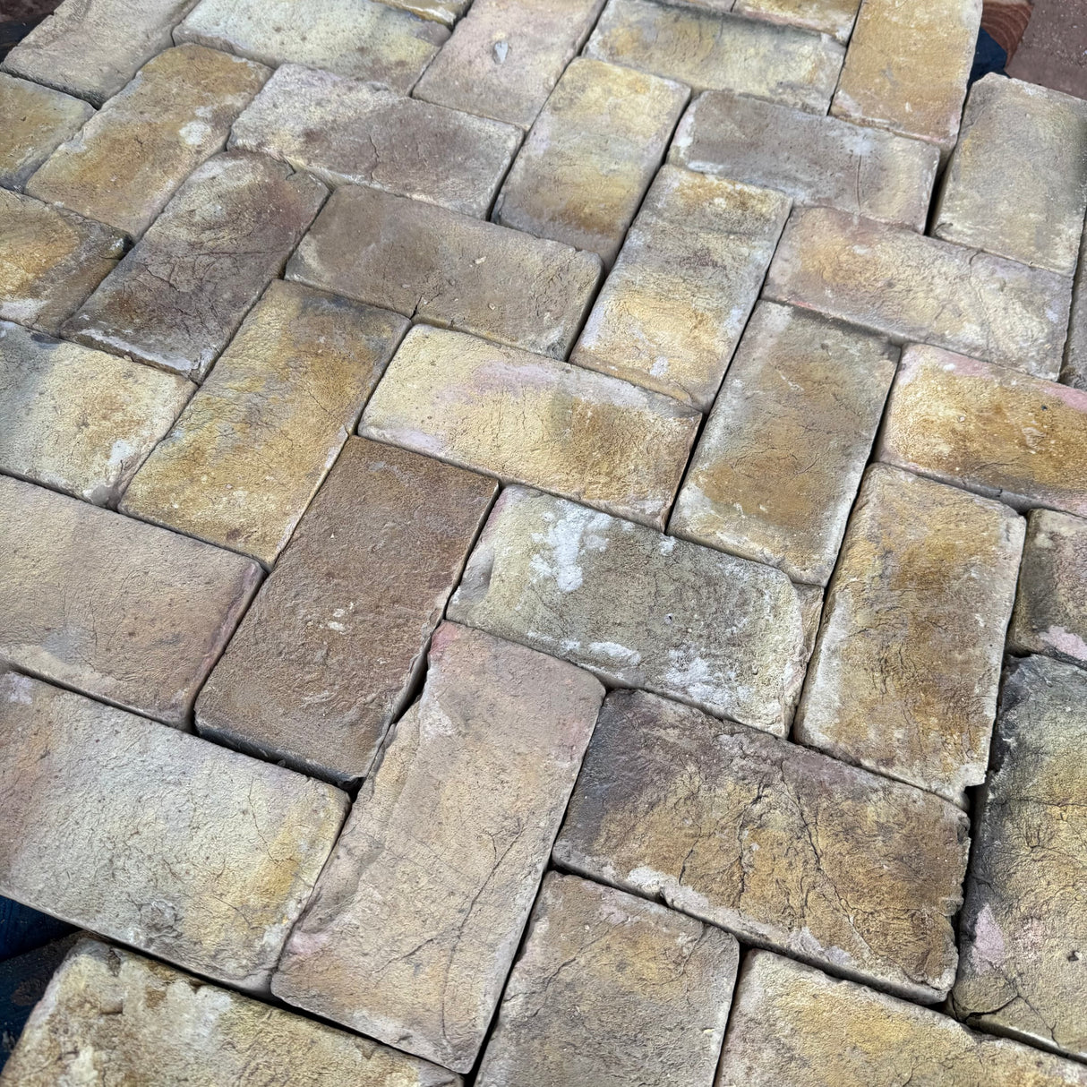 Handmade Yellow Paving Bricks