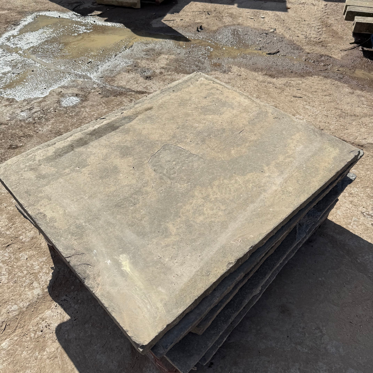 Reclaimed Yorkshire Stone Large Stone Slab