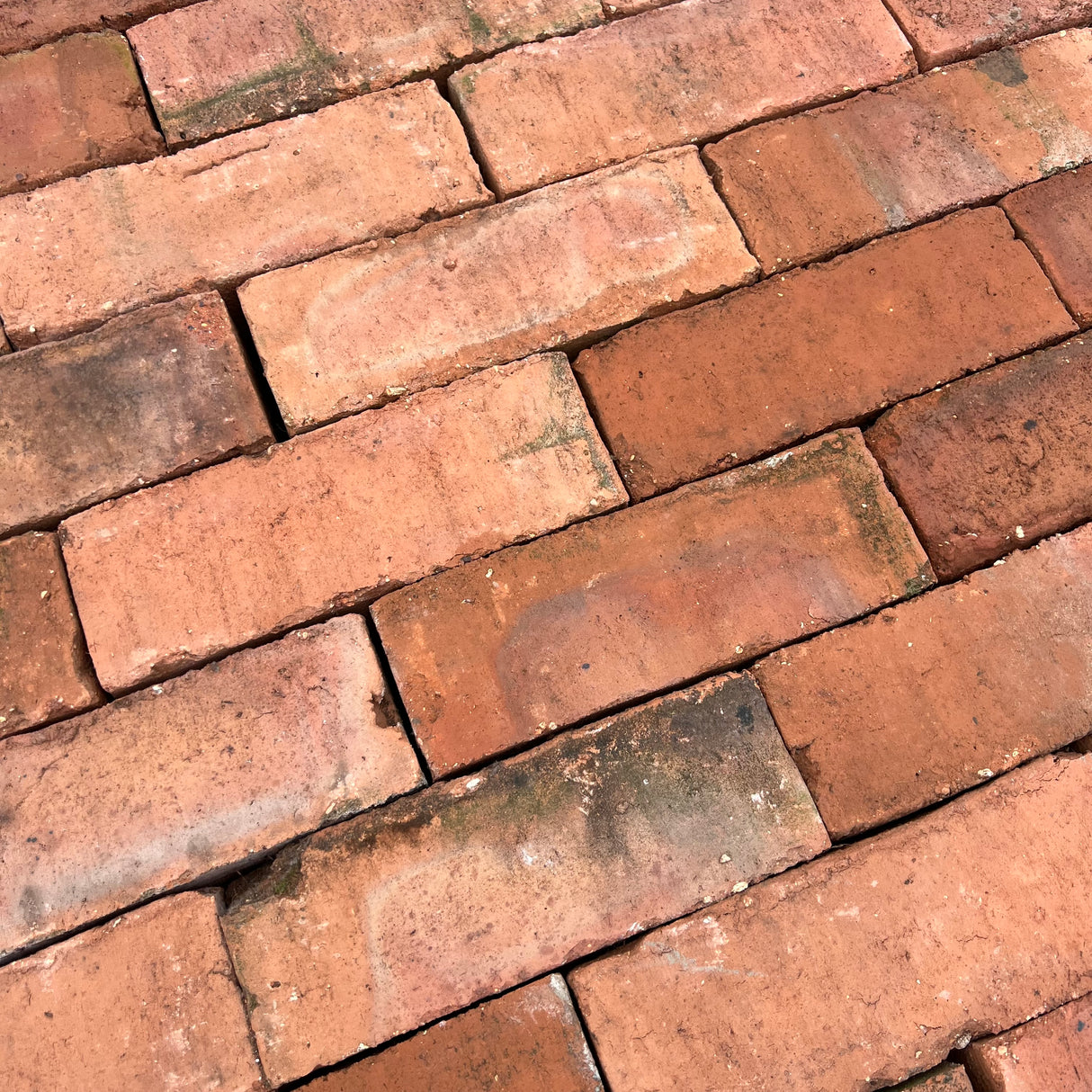 Reclaimed 75mm Orange Blend Handmade Bricks | Pack of 250 Bricks | Free Delivery