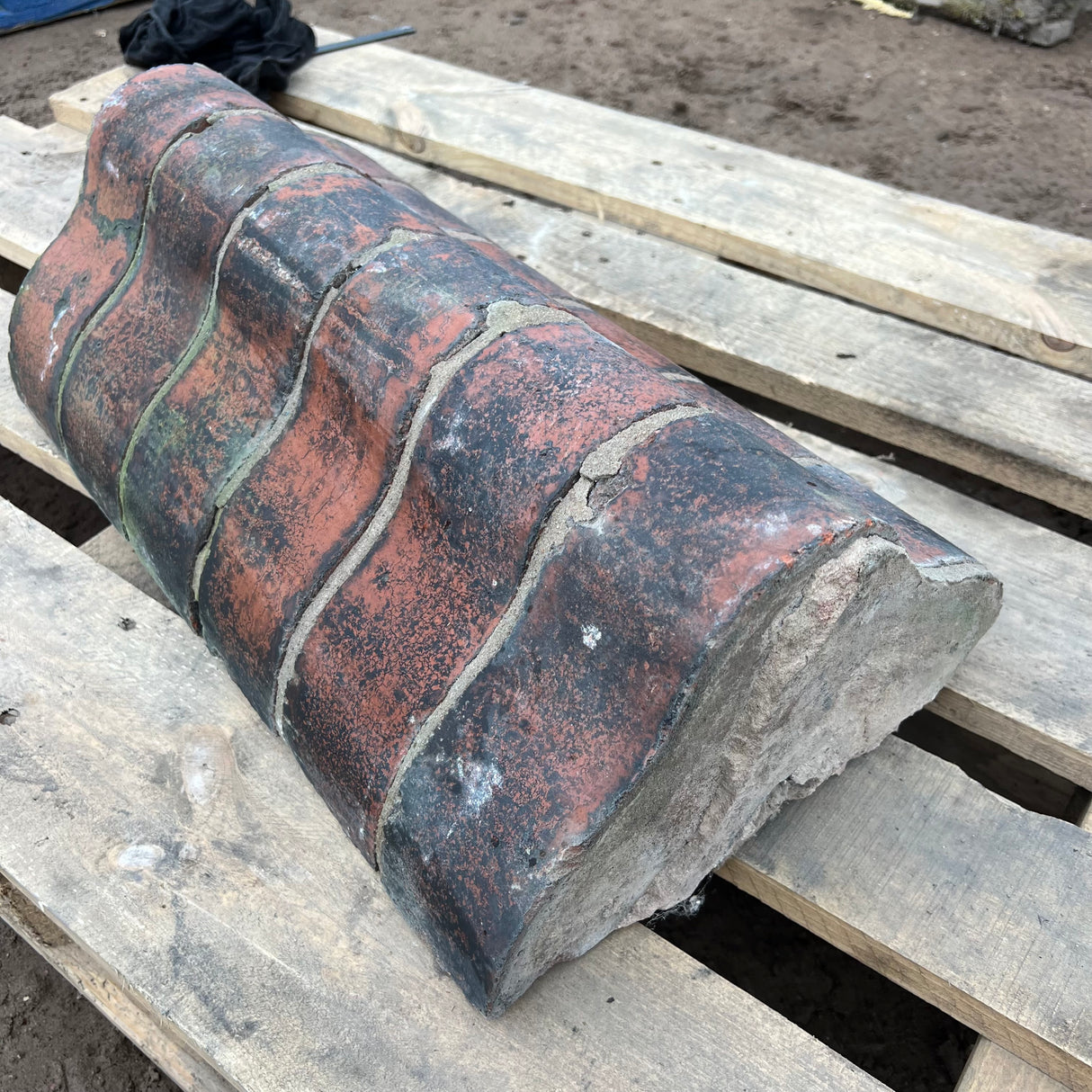 Reclaimed Red Wall Coping Brick - Job Lot of 200