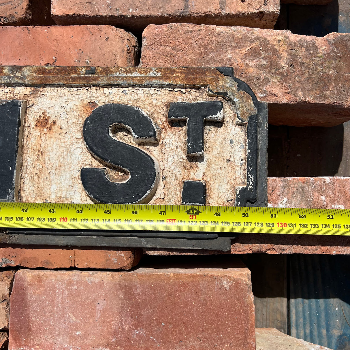 Original Cast Iron ‘Christ Church St’ Street Sign