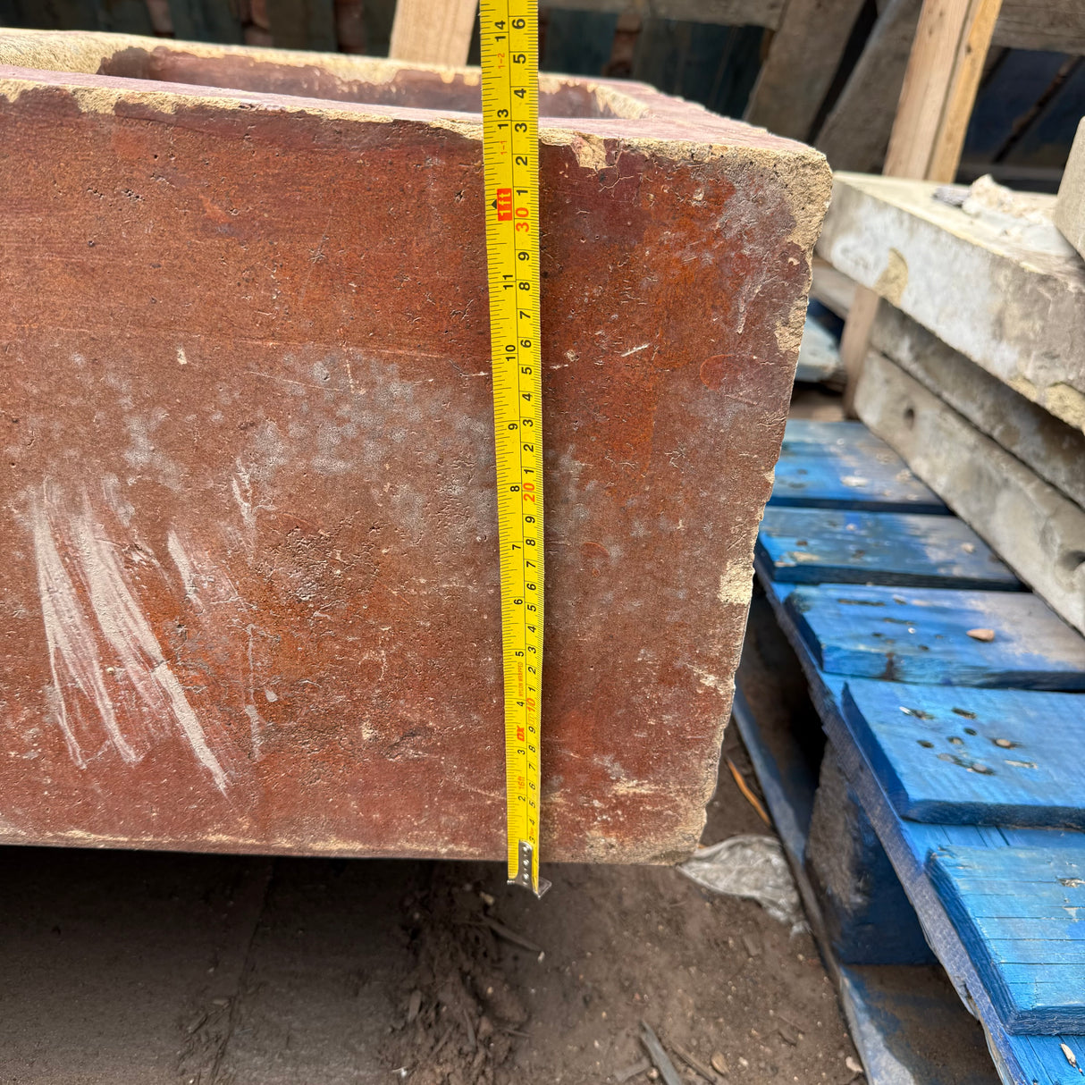 Reclaimed Brown Glazed Trough