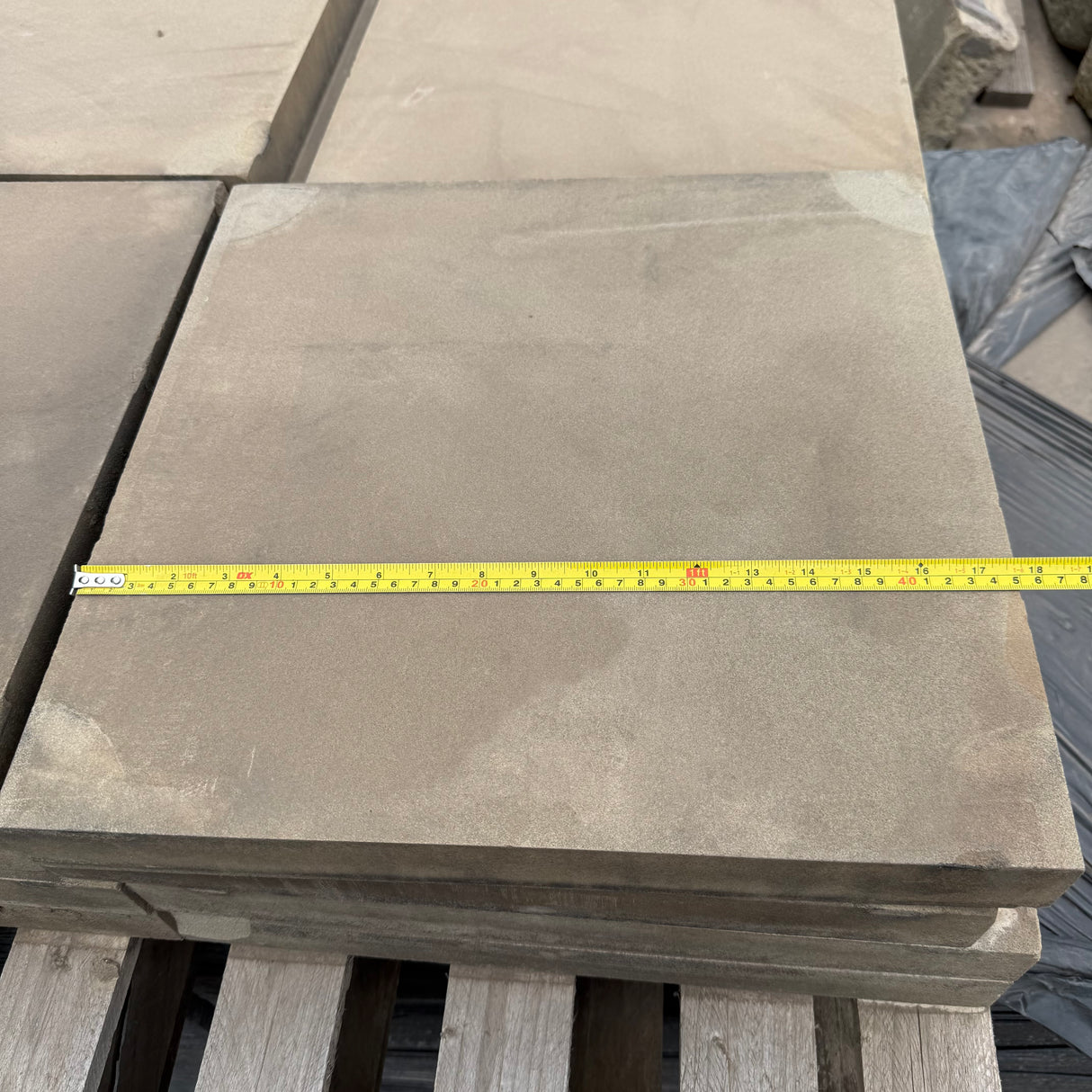 Reclaimed Yorkshire Stone Slabs 450mm x 450mm Each