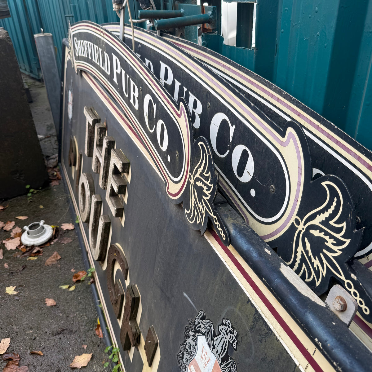 Salvaged ‘The Plough’ Vintage Pub Sign