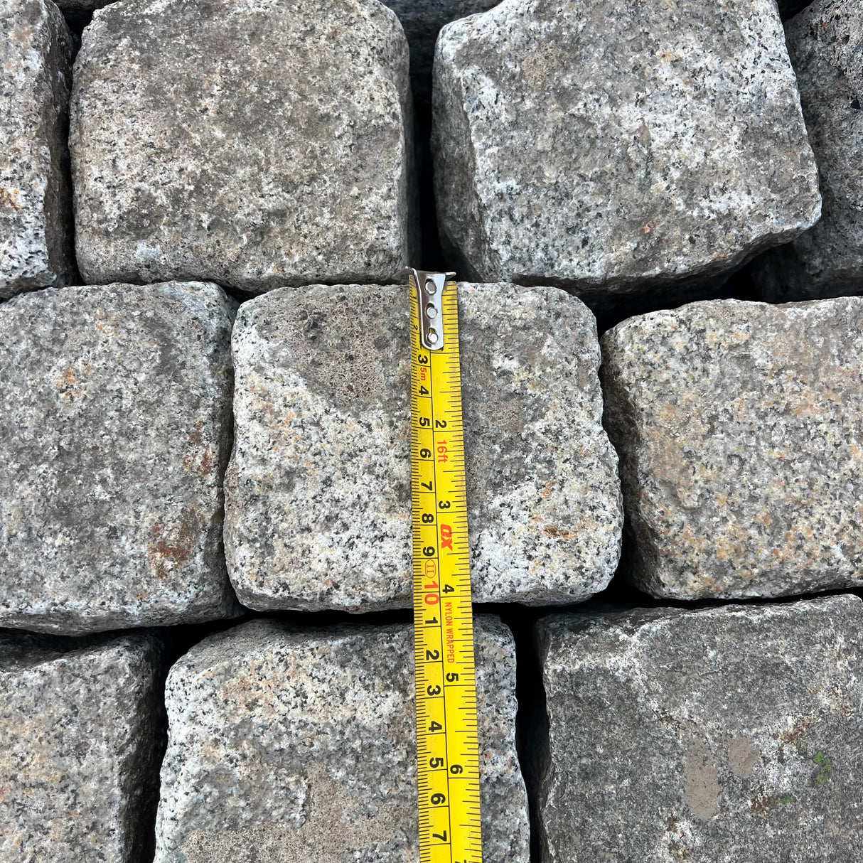 Reclaimed Granite 4" x 4" London Street Cobbles - Bulk Bag