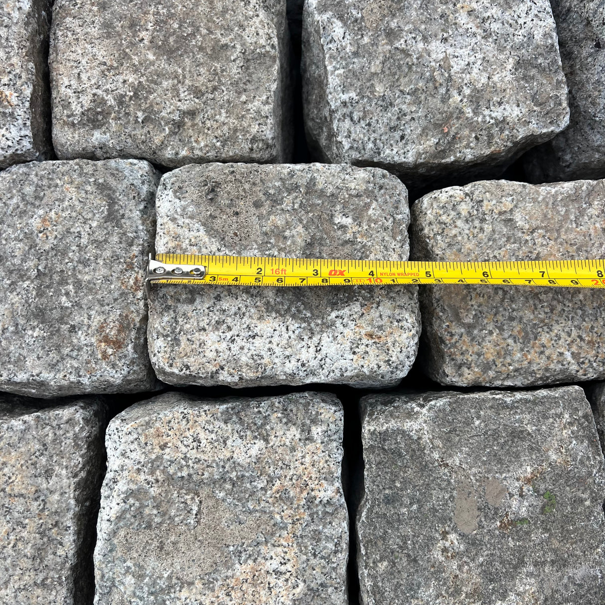 Reclaimed Granite 4" x 4" London Street Cobbles - Bulk Bag