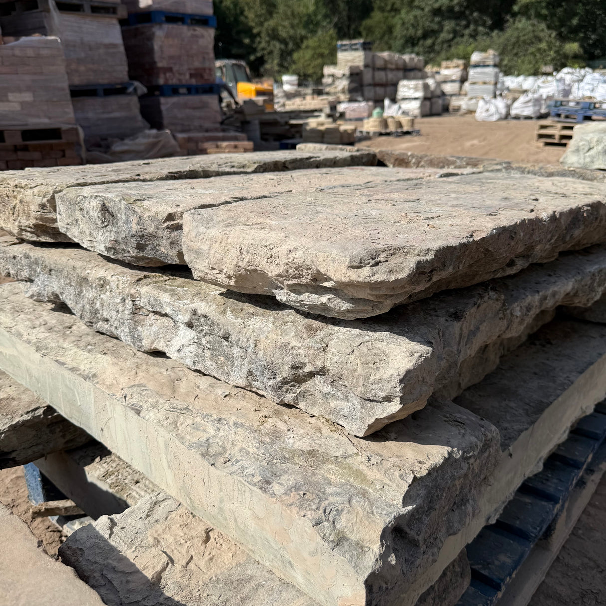 Reclaimed Yorkshire Stone Kerbs - 12” x 5”