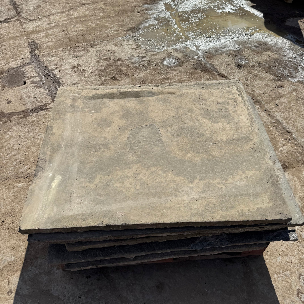 Reclaimed Yorkshire Stone Large Stone Slab