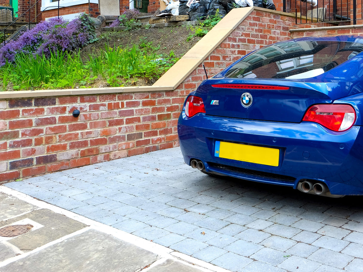 Reclaimed Brick Front Garden Wall in Truro