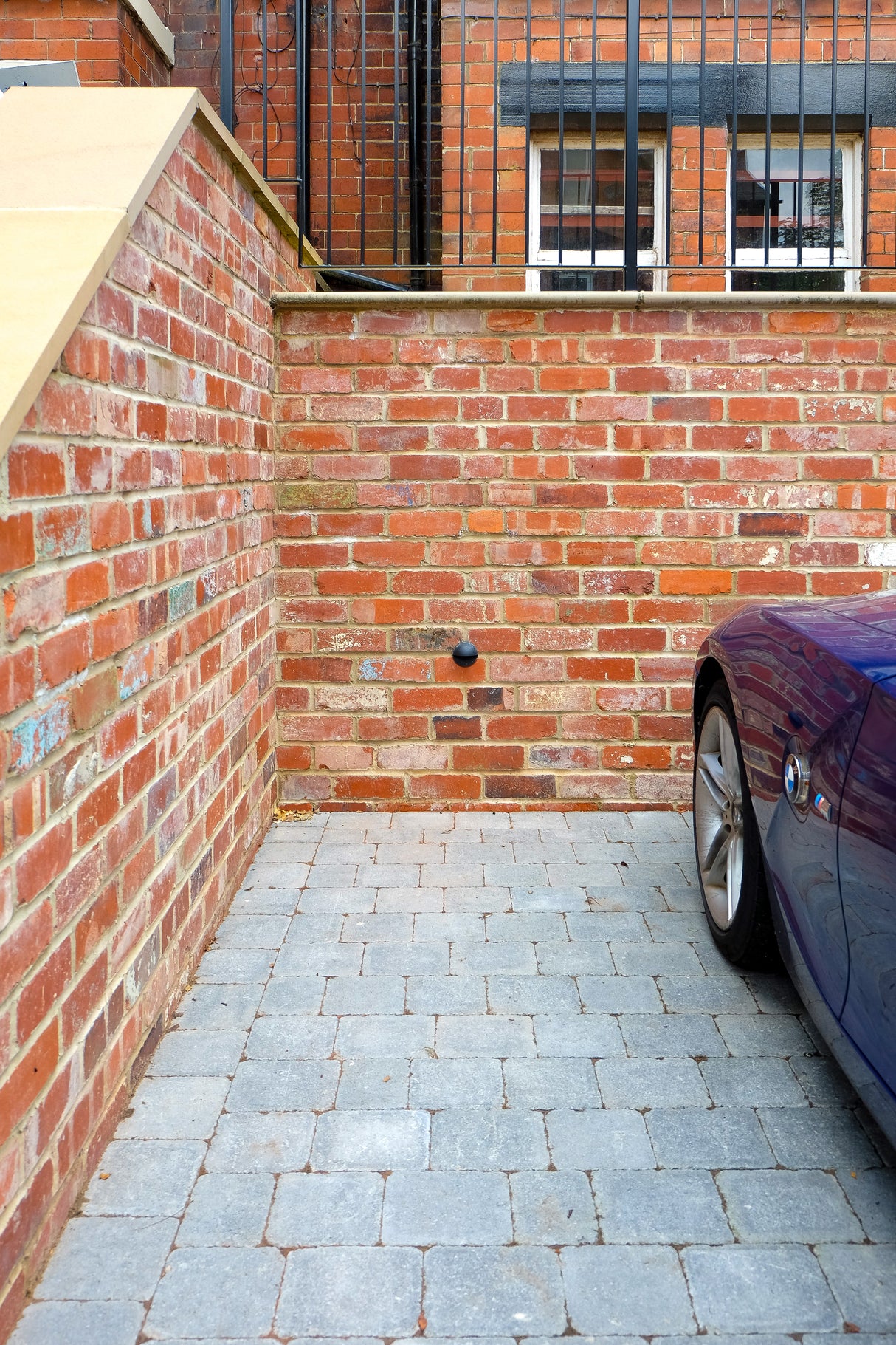 Reclaimed Brick Front Garden Wall in Truro