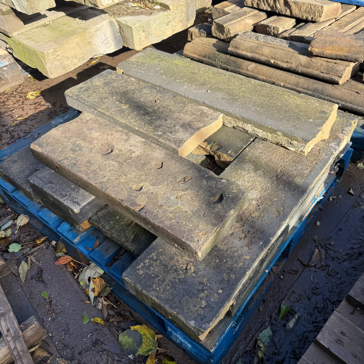 Reclaimed Stone Wall Coping - Job Lot