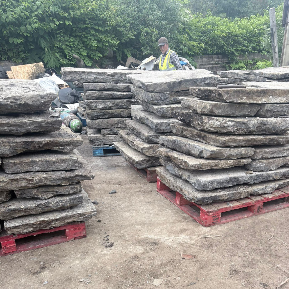 Reclaimed Yorkstone Mill Flag Paving - Per SQM