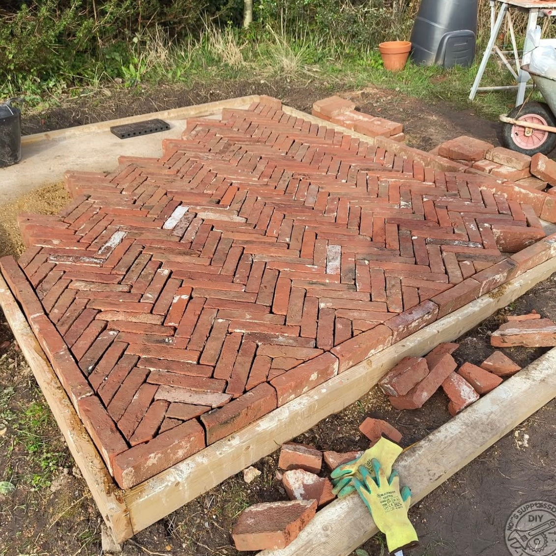 Reclaimed 2 1/4 inch Georgian Handmade Brick | Pack of 400 Bricks | Free Delivery