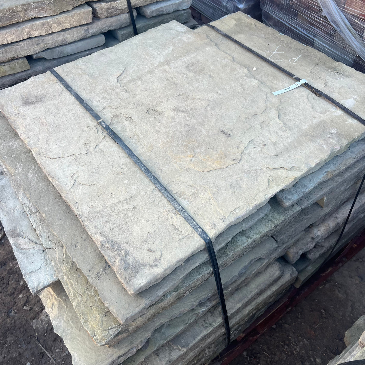 Reclaimed Grade A Yorkshire Stone Paving - Per SQM