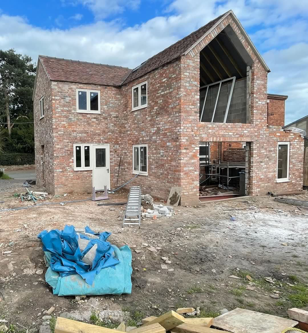 Reclaimed Brick House Build in Oldham, Greater Manchester