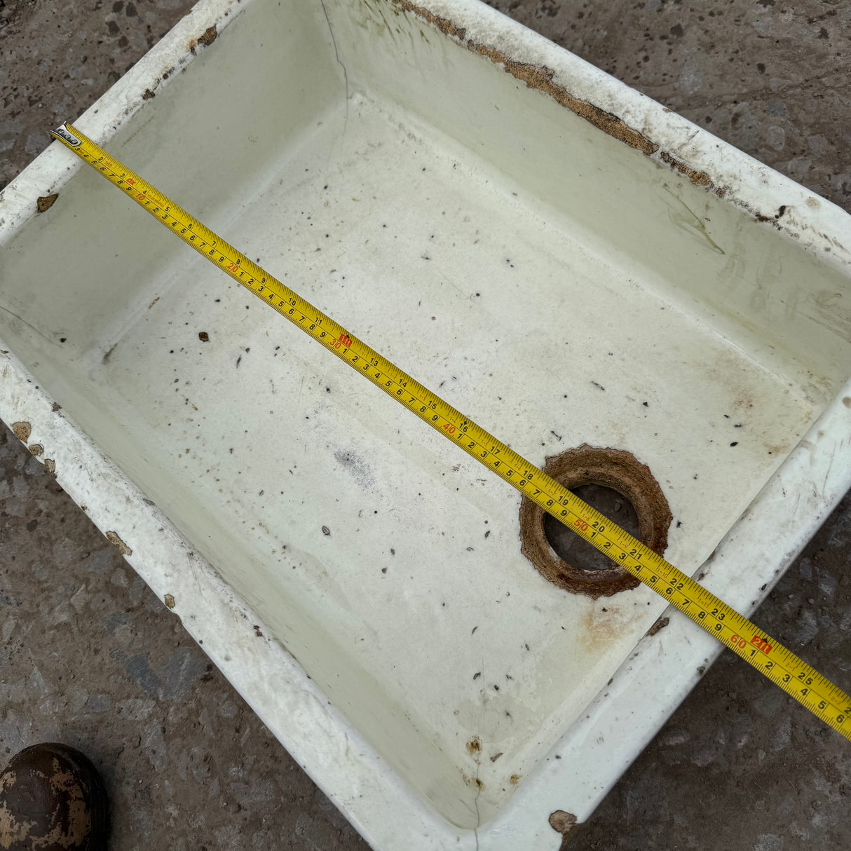 Reclaimed White Belfast Sink