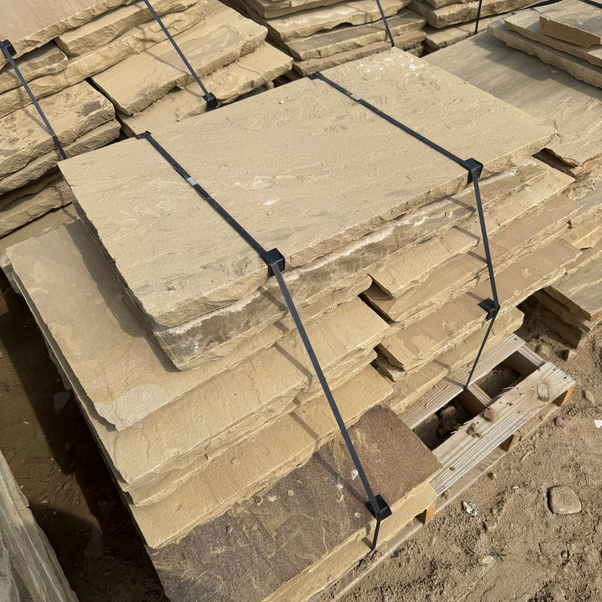 Yorkshire Stone Riven Paving Flags - Per SQM