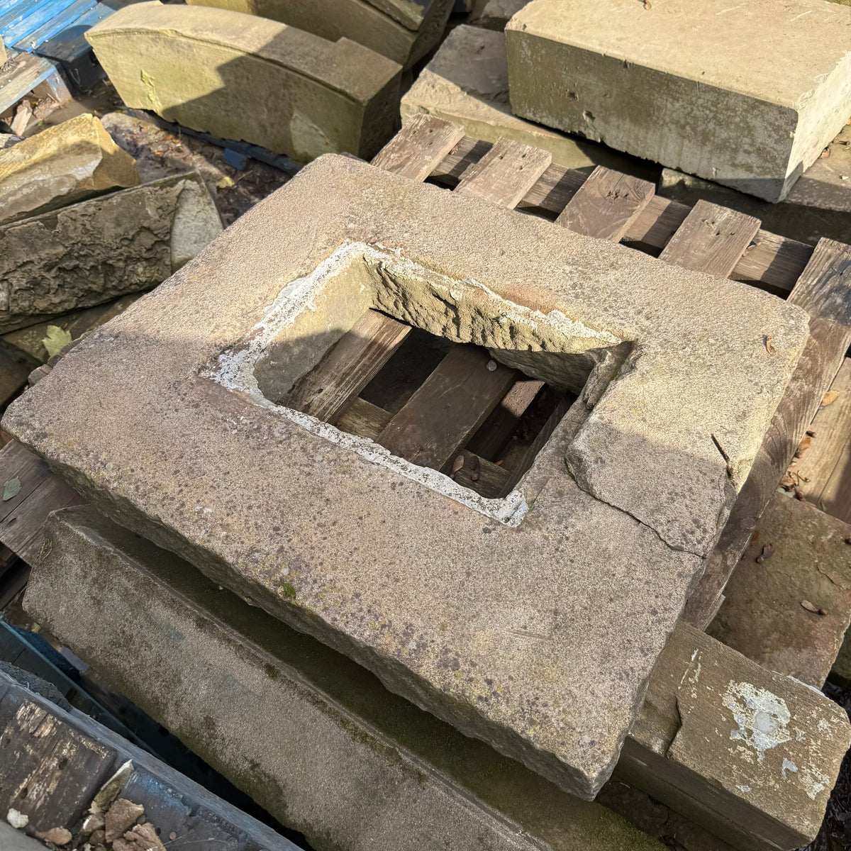Reclaimed Stone Manhole Surround