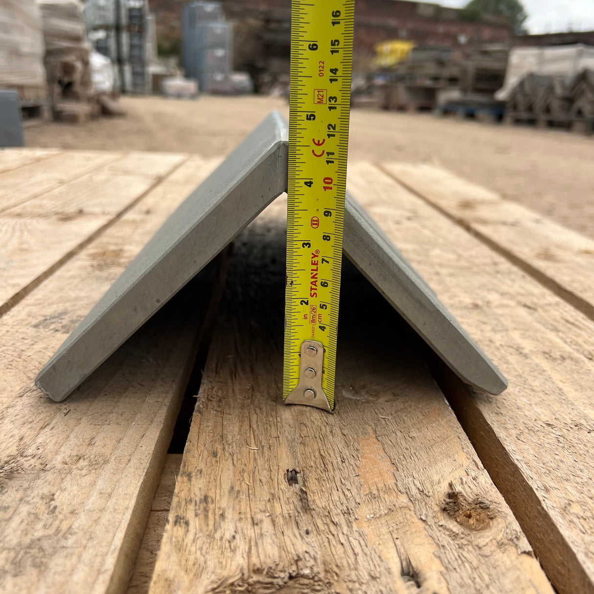 New Brazilian Slate Roof Ridge Tile - 90 Degree