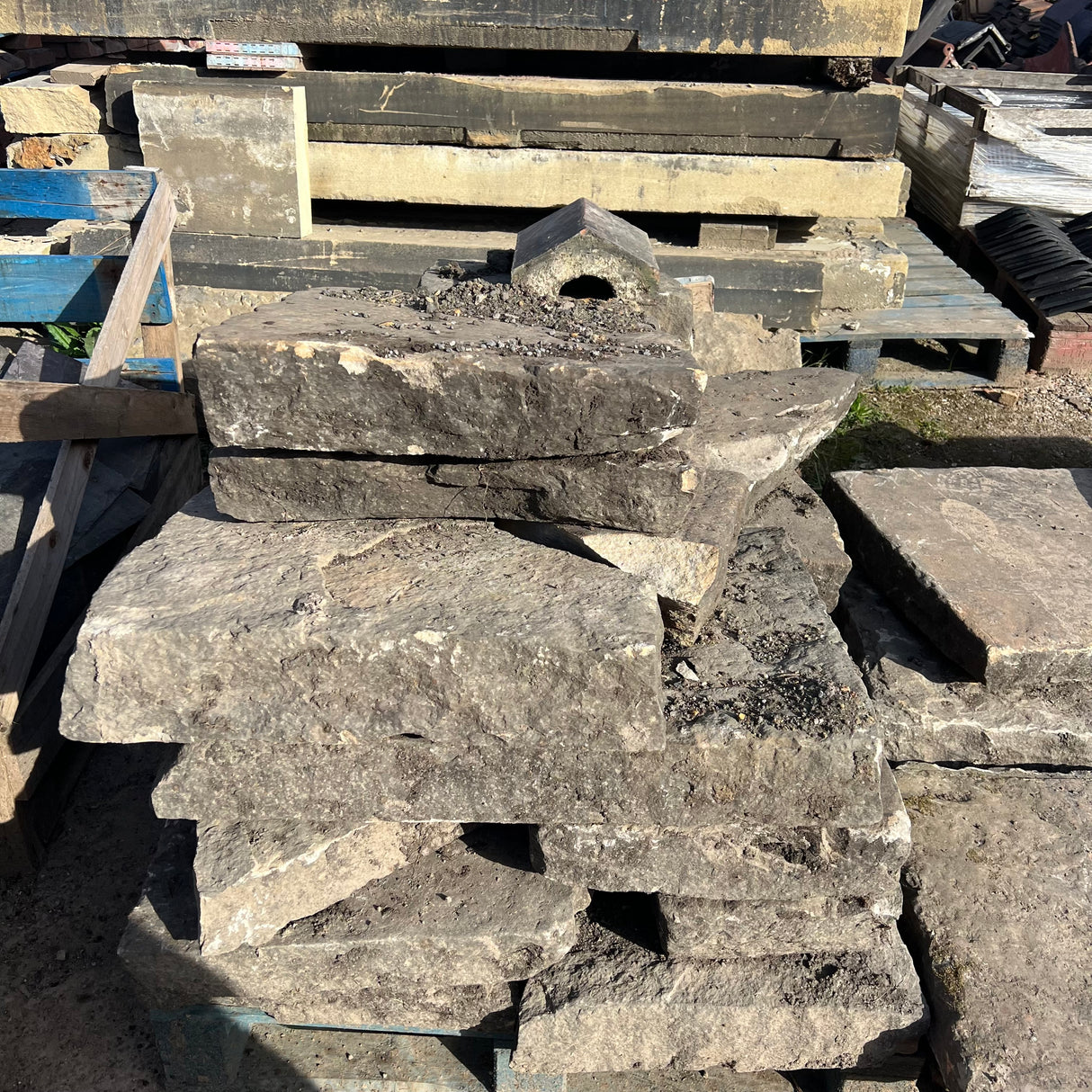 Reclaimed Yorkstone Mill Flag Paving - Per SQM