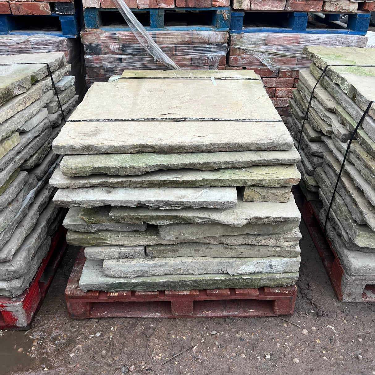Reclaimed Grade A Yorkshire Stone Paving - Per SQM