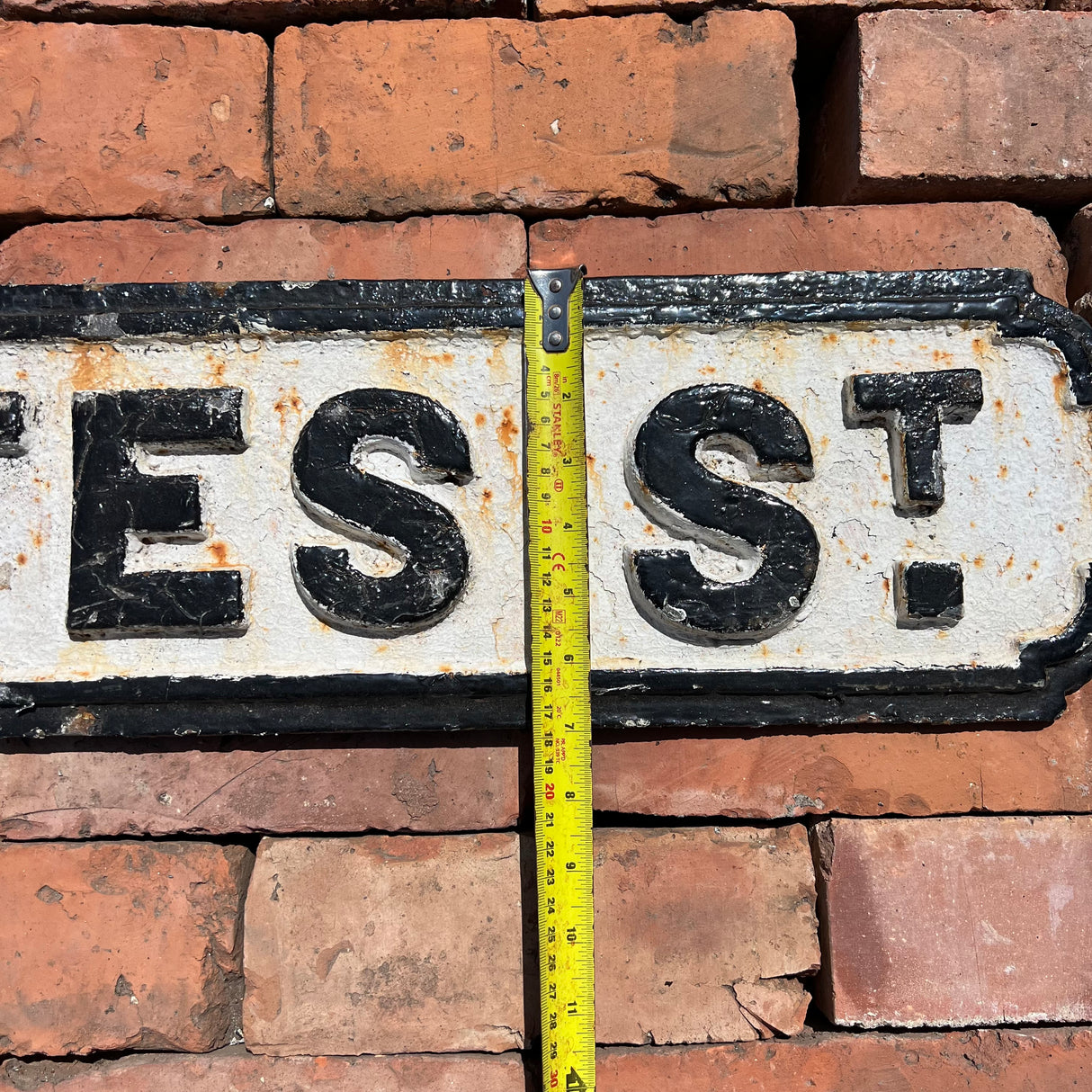 Original Cast Iron ‘Thwaites St’ Street Sign