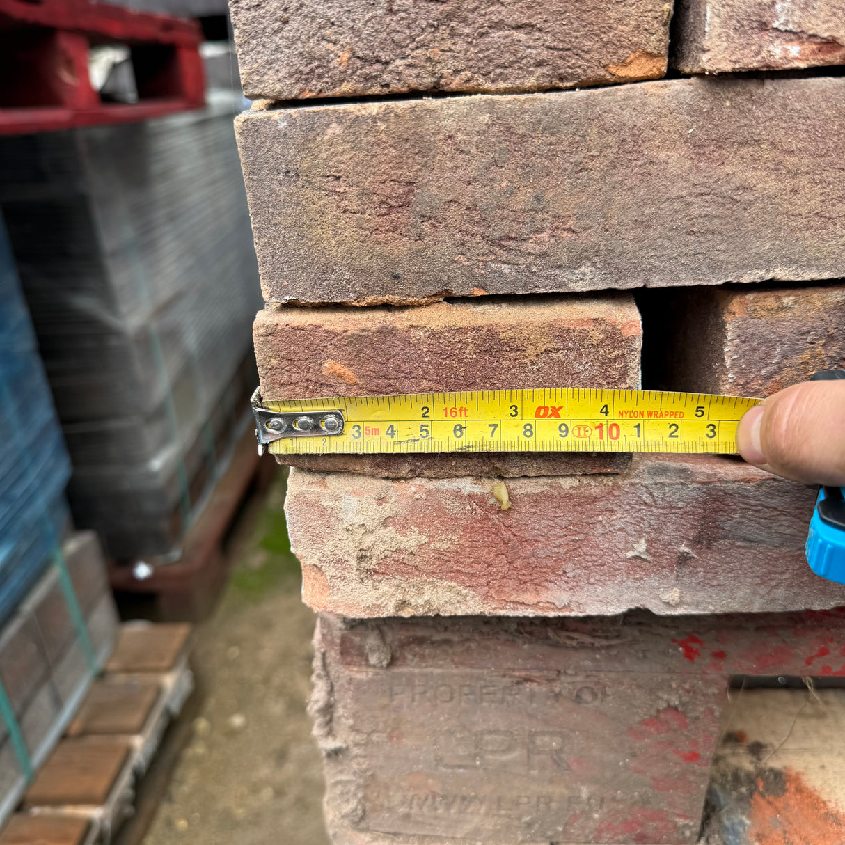 Reclaimed 2” Handmade Brick - Pack of 400 - Free Delivery