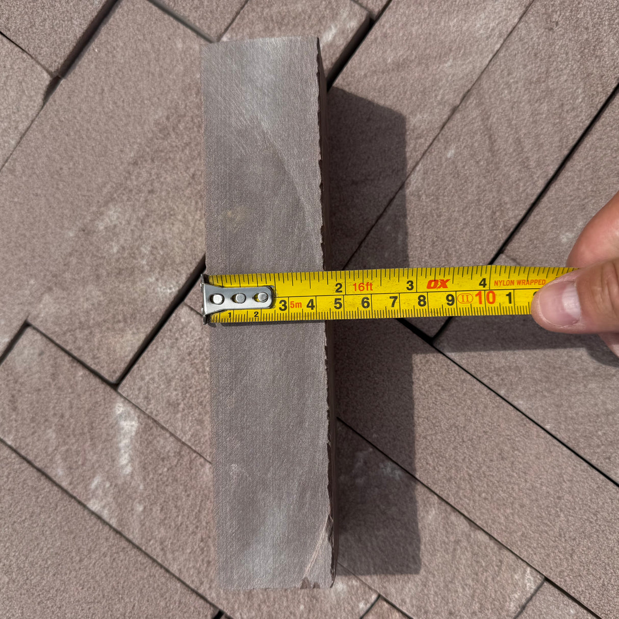 Red Sandstone Stackers - 200mm x 50mm x 40mm - Per SQM