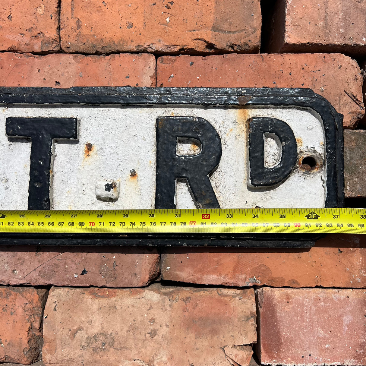 Original Cast Iron ‘Garnett Rd’ Street Sign