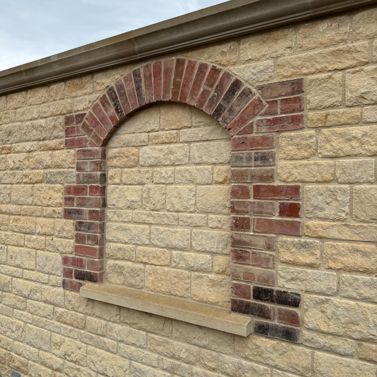 Tumbled Cream Limestone Building Stone - Per SQM