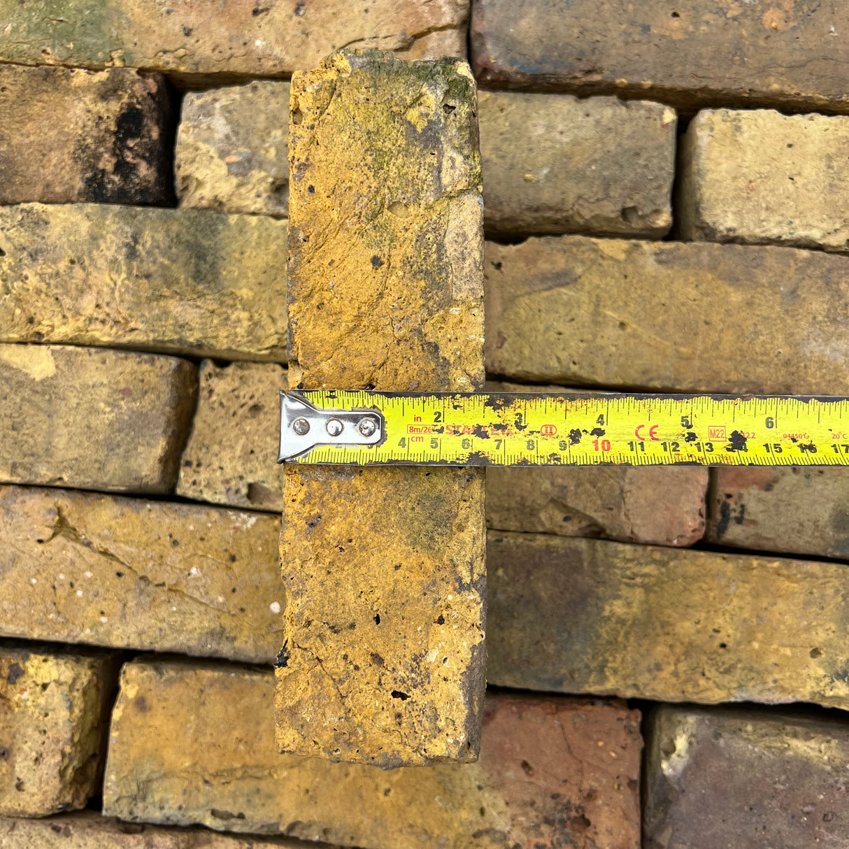 Genuine Reclaimed London Yellow Stock Handmade Bricks | Pack of 250 Bricks | Free Delivery