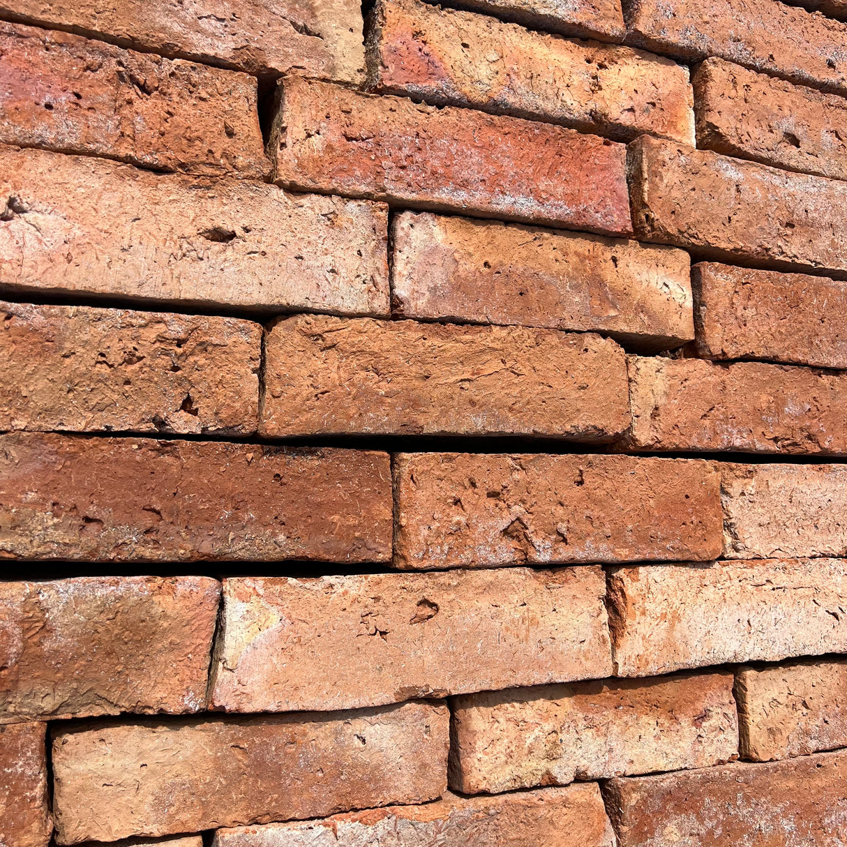 Reclaimed Orange Farmhouse Handmade Bricks | Pack of 360 | Free Delivery