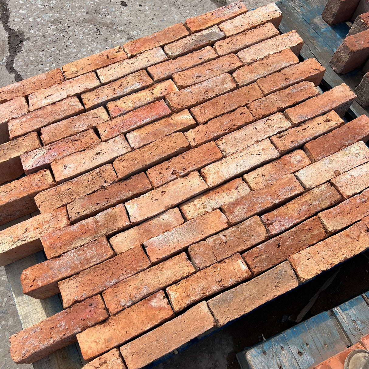 Reclaimed Orange Farmhouse Handmade Bricks | Pack of 360 | Free Delivery