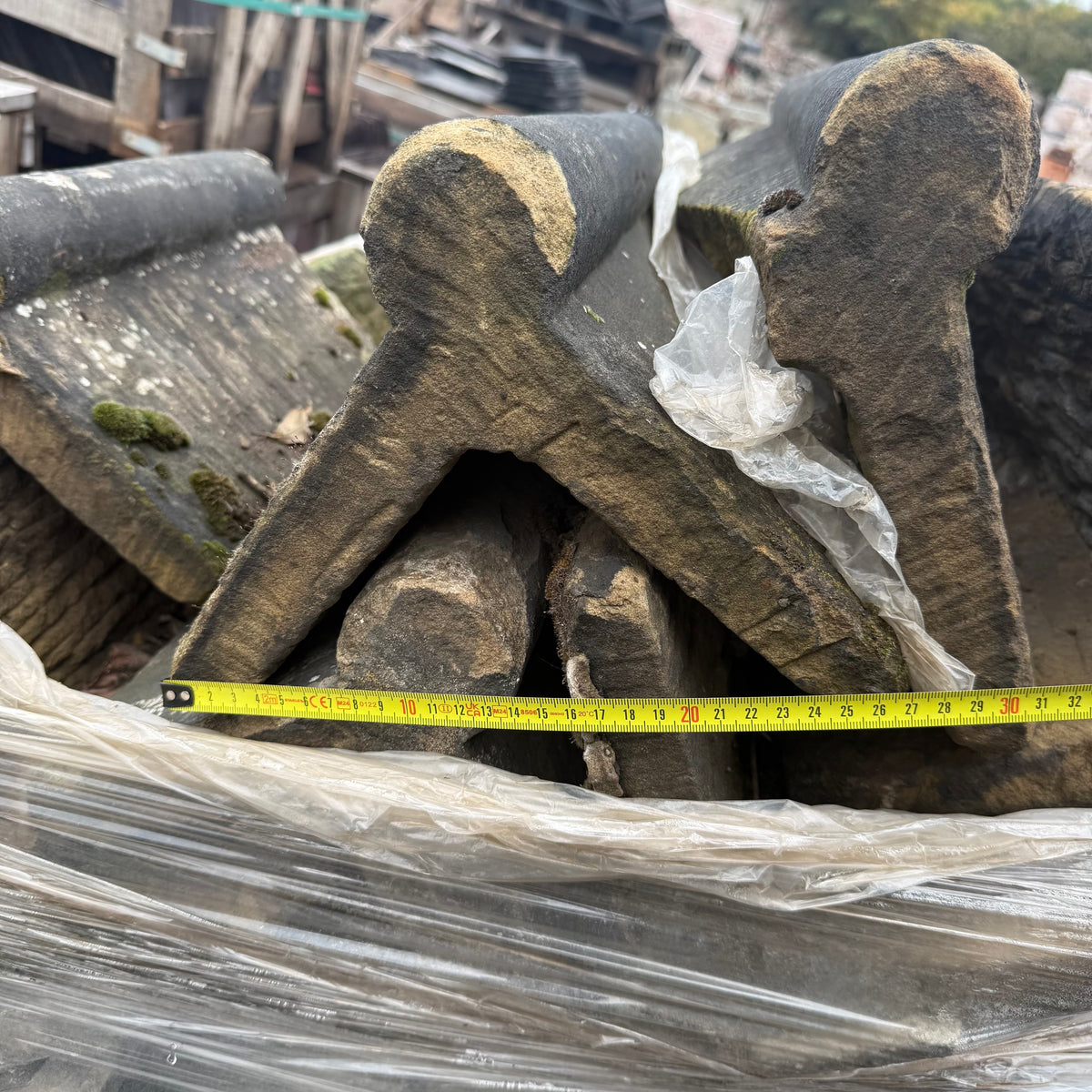 Reclaimed Yorkshire Stone Ridge Tile - Job Lot
