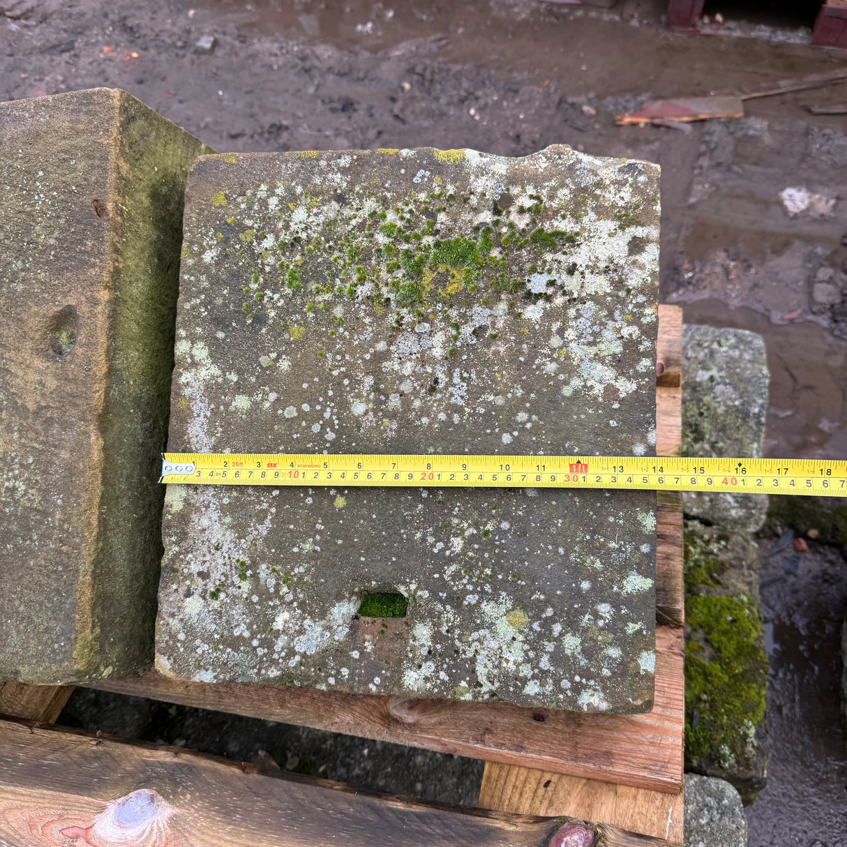 Reclaimed Stone Gable Triangle