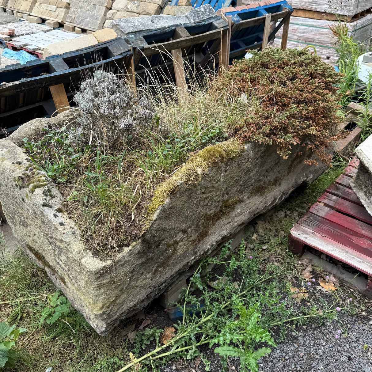 Reclaimed Large Stone Trough