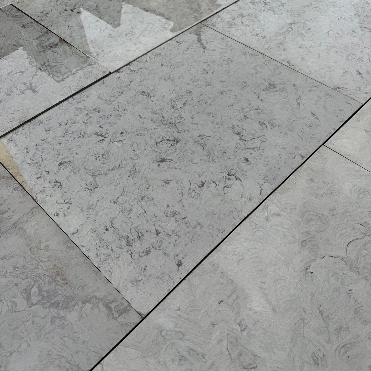 Marshalls Scoutmoor Grey Yorkstone Paving Slabs - Per SQM