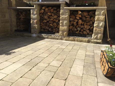 Cobble  Stone setts block Paving drive path driveway