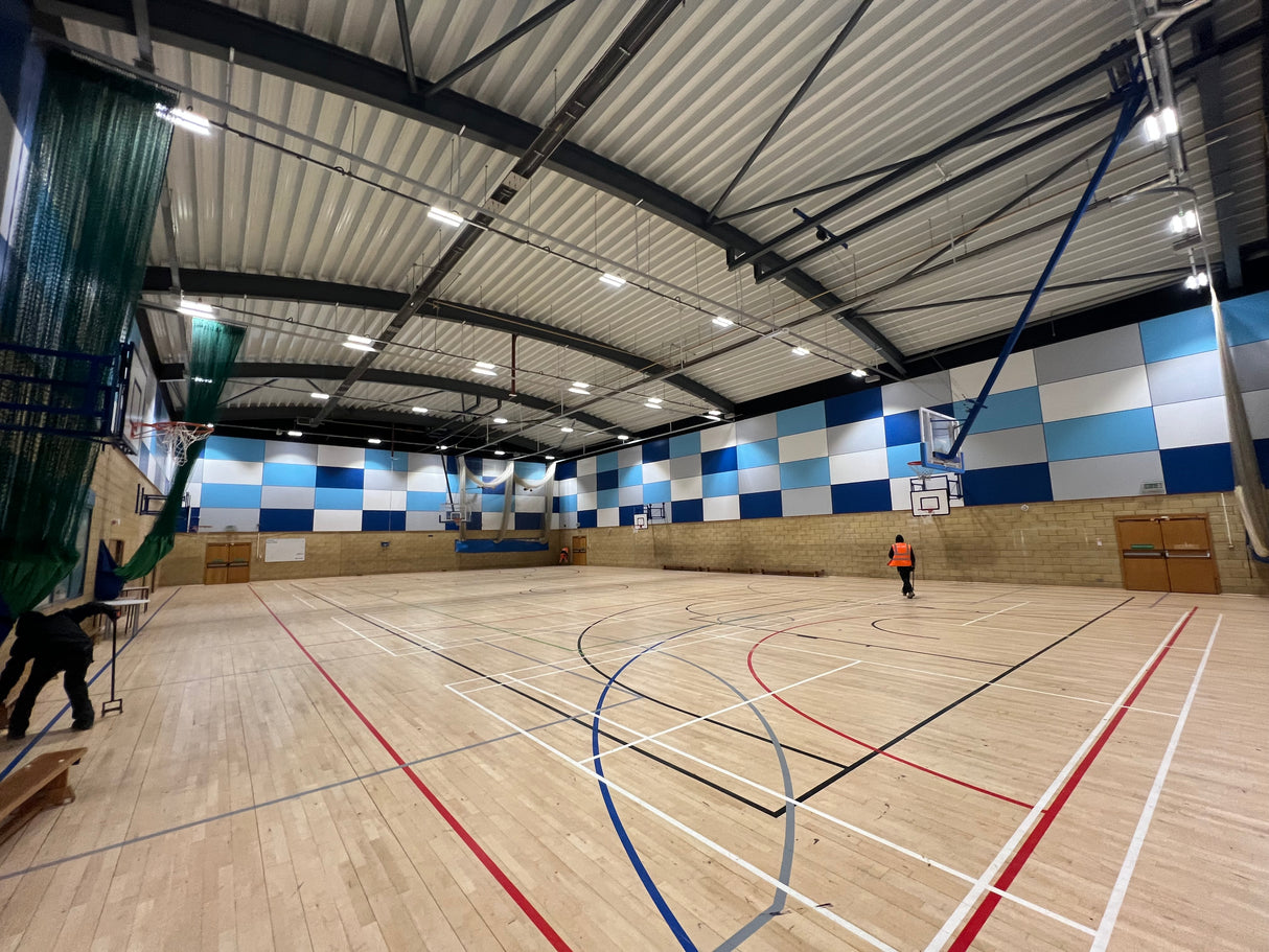 Reclaimed Junckers Beech Sports Hall Hardwood Timber Flooring Boards (Per SQM)