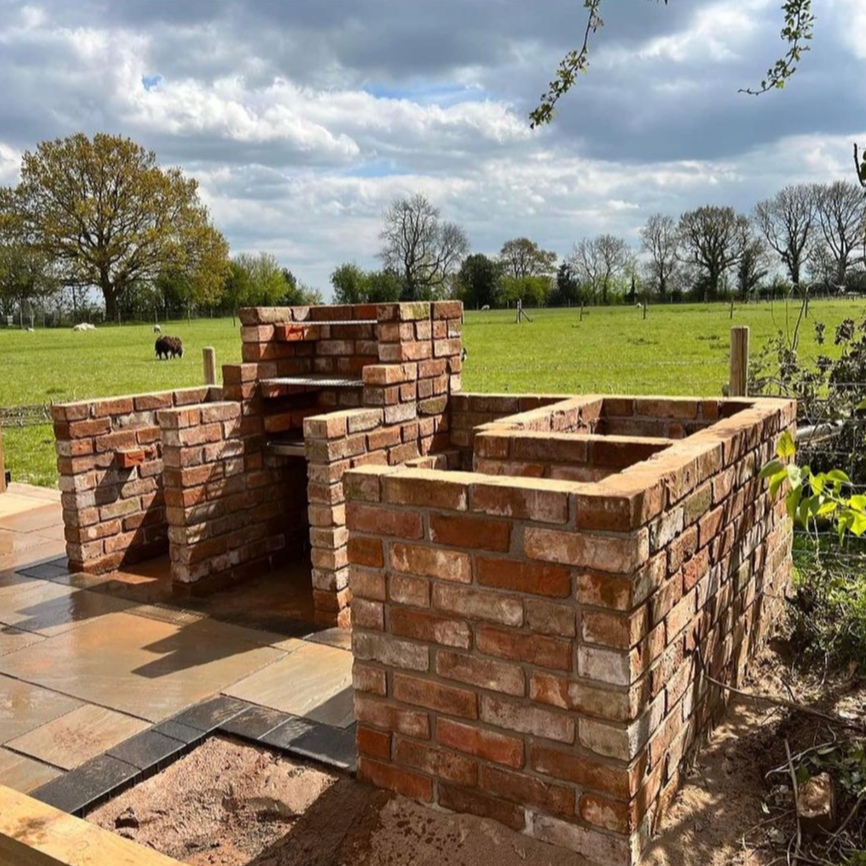 Low Cost BBQ Built Using Reclaimed Bricks