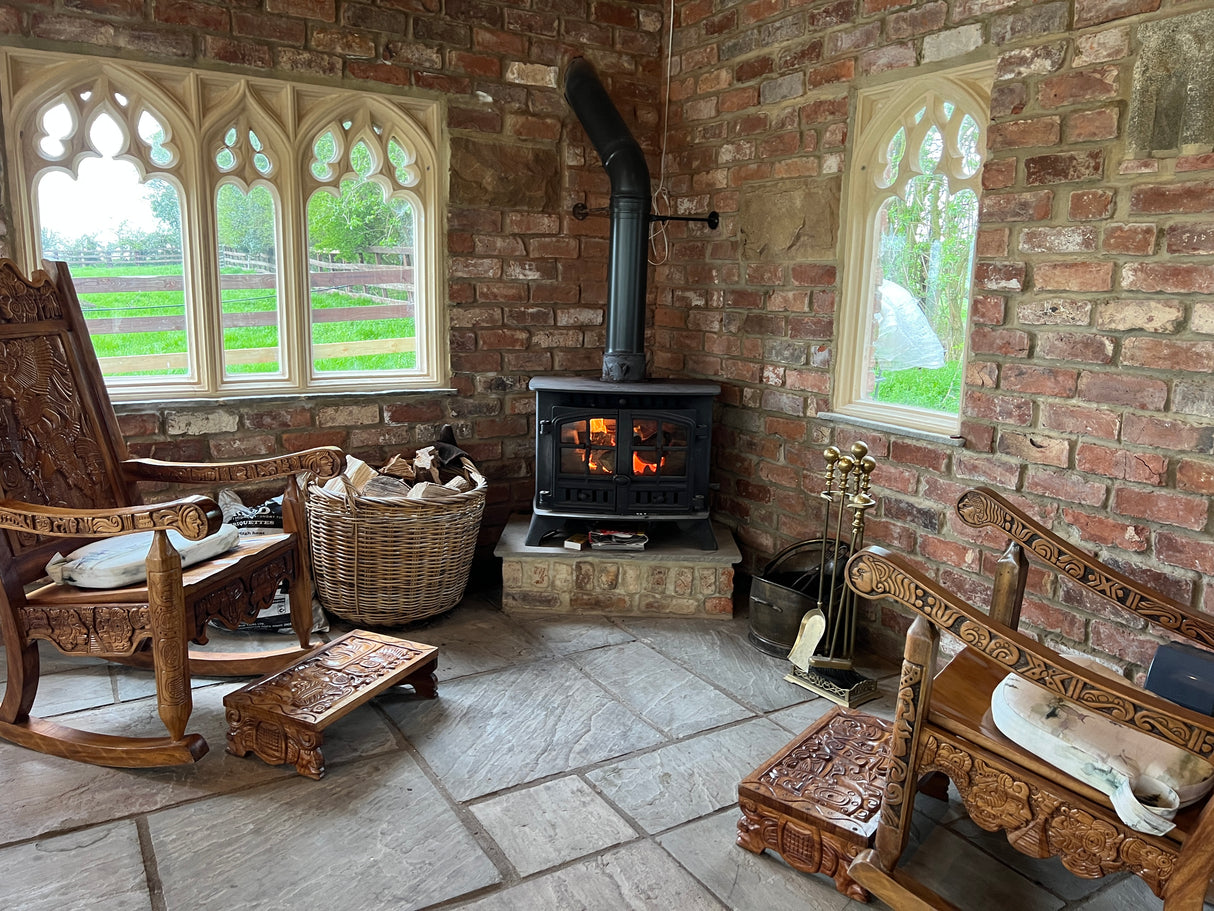 Garden Folly Built Out of Reclaimed Bricks & Stone in York