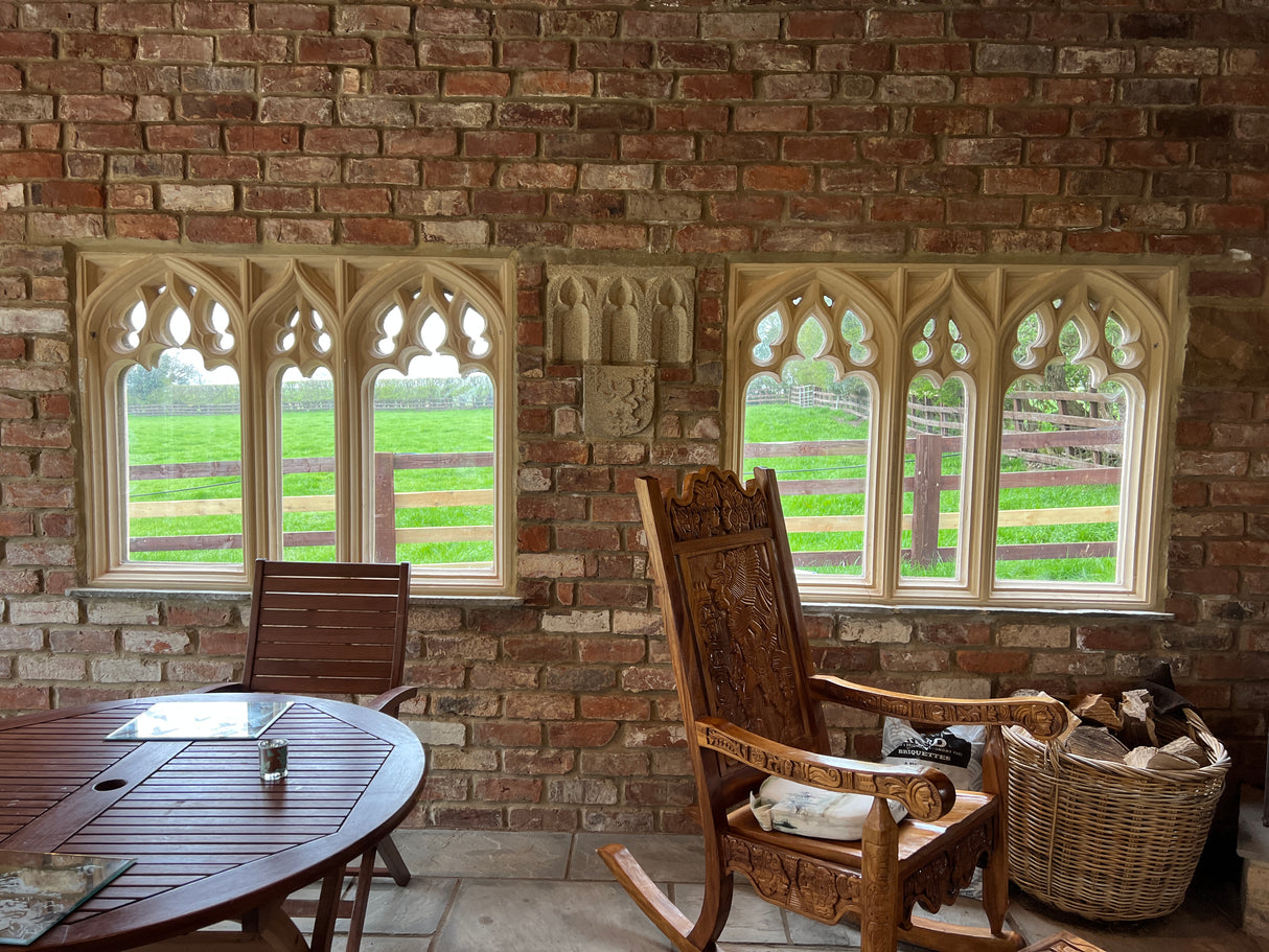 Garden Folly Built Out of Reclaimed Bricks & Stone in York